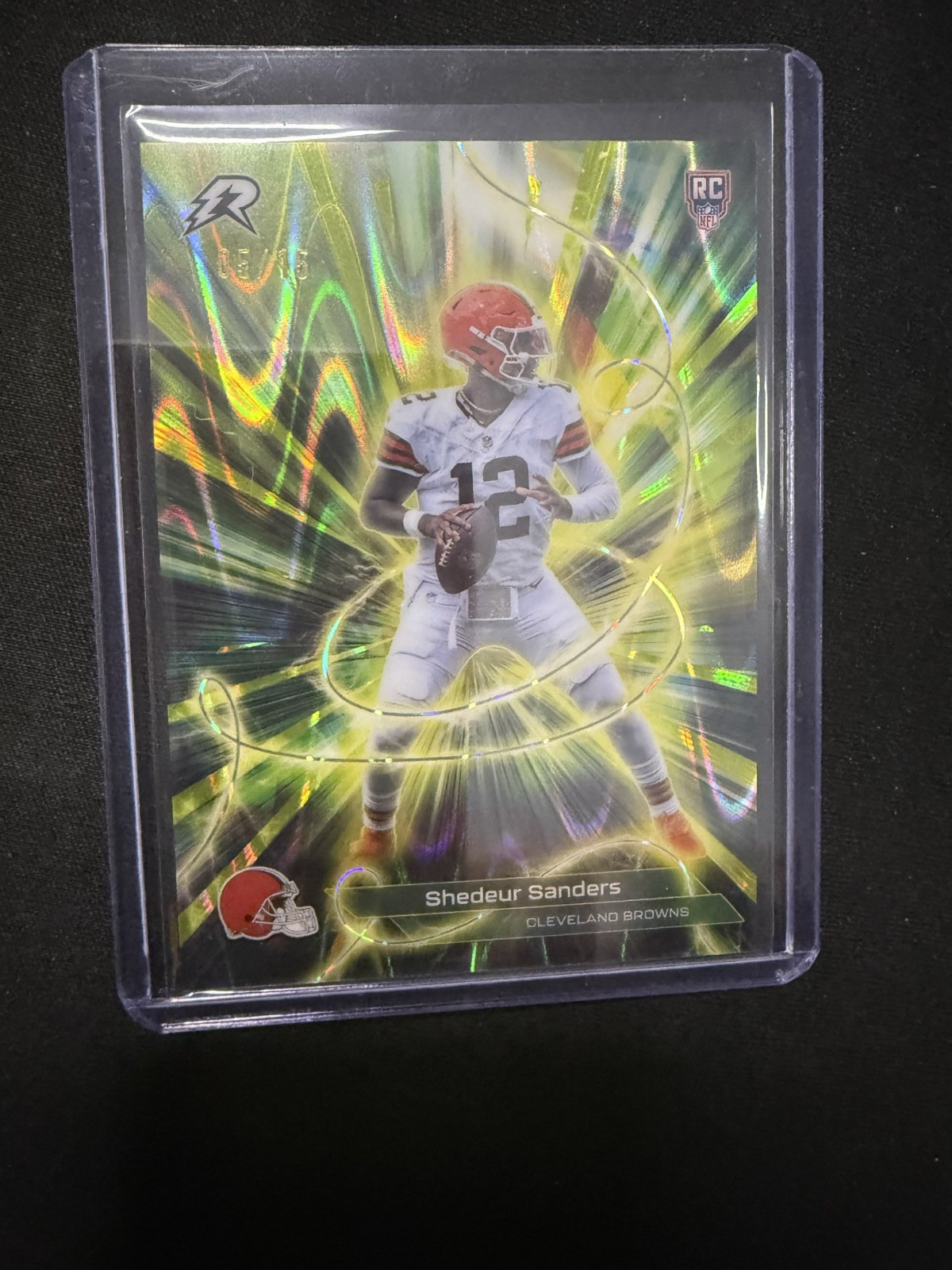 Shedeur Sanders 2025 Topps Resurgence Conductors #C18 Power Surge Lime Green