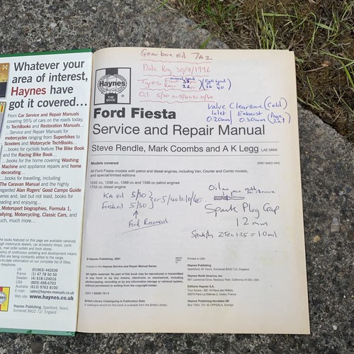 Ford Fiesta Oct 1995 to 2001 (N Reg Onwards) Petrol & Diesel Haynes (3397) - Picture 3 of 5