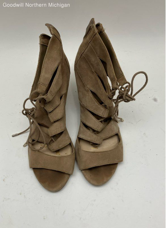 Sam Edelman Santina Beige Solid Wedge Sandal Shoe… - image 8