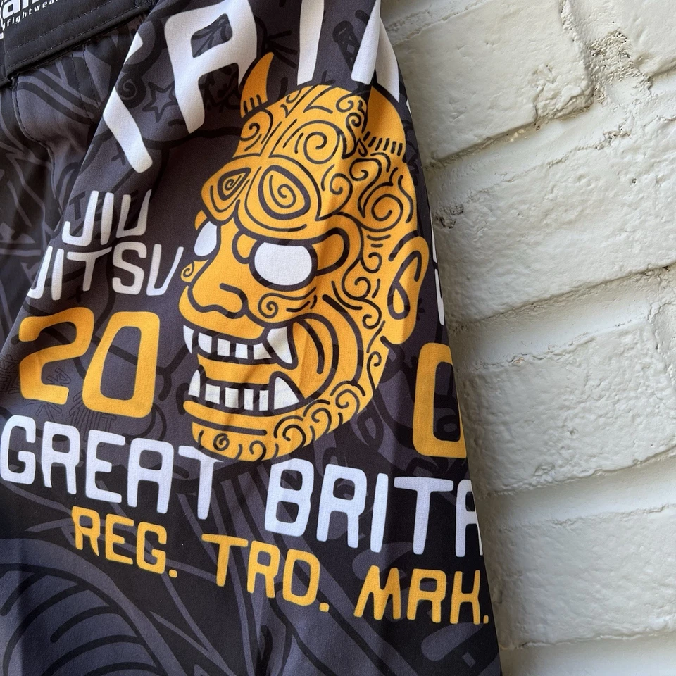 Pantalones Cortos Tatami Fightwear Para Hombre 28’ S Jiu Jitsu MMA Omi Mask 2009 Gran Bretaña - Tabla Foto 3 de 4