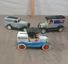 ERTL Die Cast Automobile Piggy Banks-Lot of 3-Ford 1913, 1918, 1932 Delivery Van