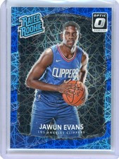2017-18 Panini Donruss Optic - Rated Rookie Jawun Evans #162 Blue Velocity Prizm