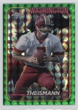 2024 Topps Chrome Green Geometric Refractor /99 Joe Theismann #196 1oa8