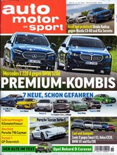 auto motor und sport 15/2024, u.a. Porsche Taycan Turbo S, BMW 520d, iX1, Rekord