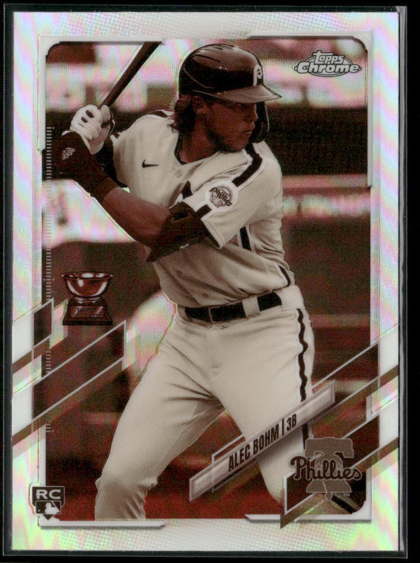 2021 Topps Chrome #119 Alec Bohm Sepia Refractor