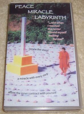Peace Miracle Labyrinth VHS Video Sivananda Ashram Yoga Farm 