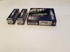 Set of 6 NGK 7164 Spark Plugs TR55IX