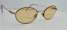 Vintage Toscani Tortoise Gold Oval Metal Sunglasses FRAMES ONLY