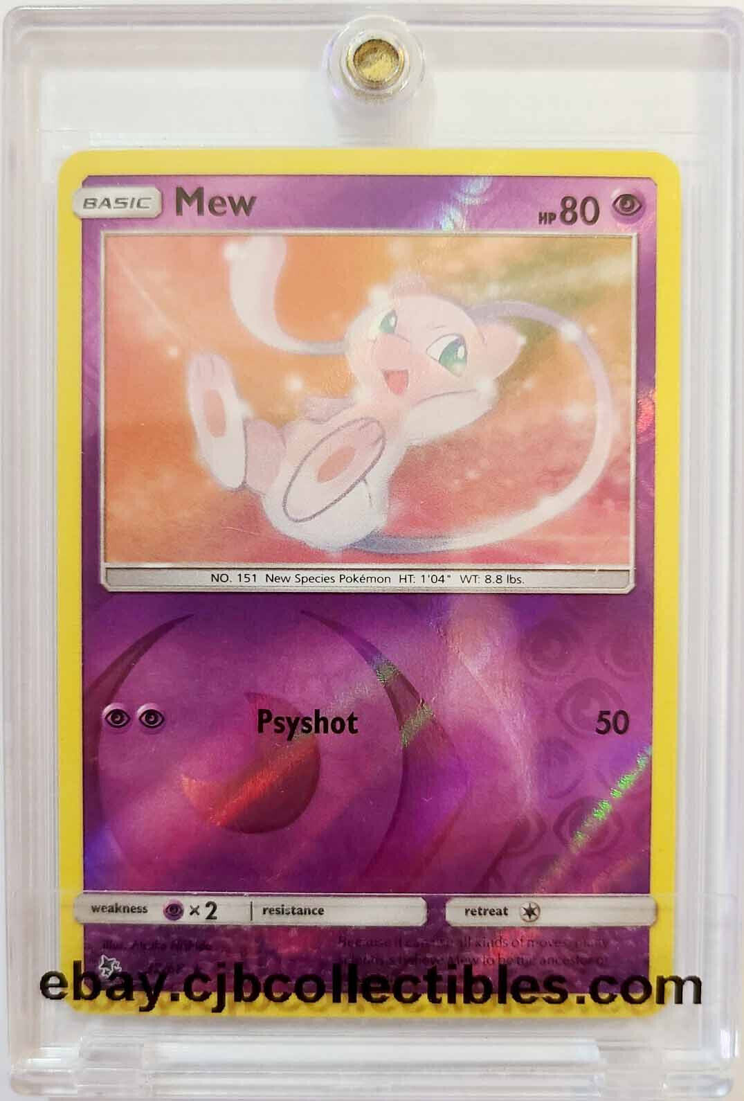  Pokemon - Mew 32/68 - Hidden Fates - Rare - Single