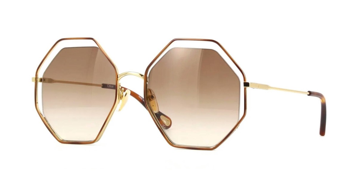 Chloé POPPY CH0046S Havana/Brown Shaded (001) Sunglasses | eBay display picture 2