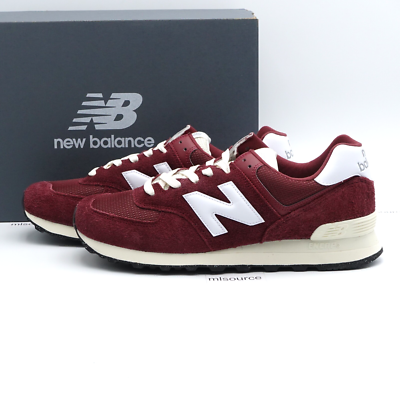 New Balance ニューバランス スニーカー U574RBK CLASSIC CRIMSON WHITE  シューズ NewBalance574 ニューバランス574 Size 9.5 Men's New Balance 574 Sneakers U574RBK Classic Crimson