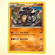 Pokémon TCG 2015 Rhydon XY Trainer Kit Latios & Latias 25/30 LP