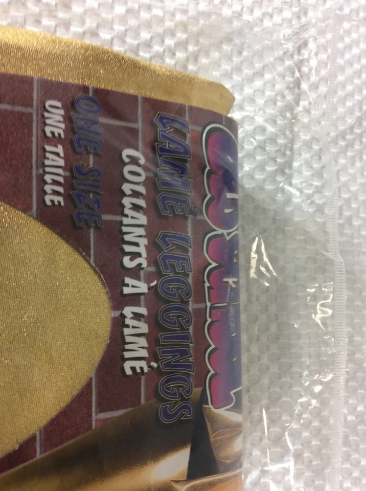 Halloween Costume Gold Lame Leggings - Изображение 2 из 4