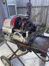 A60 Collins Thred-O-Matic 60A Pipe Threader + Collins Table With Wheels.