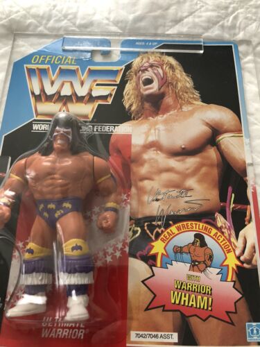 WWE WWF Hasbro Ultimate Warrior Warrior Wham USA M...