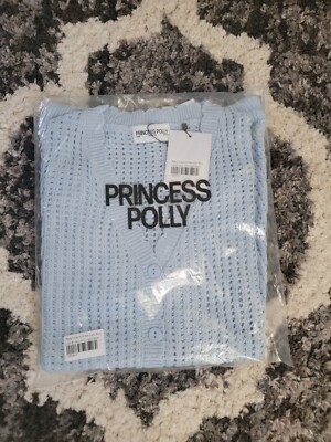Princess Polly Beach Day Knit Set Blue Sz 6 NWT | eBay