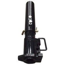 Round Ram Gooseneck Trailer Coupler Adjustable Height 25000 Lbs 2-516 Ball