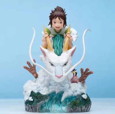 Spirited Away Chihiro and Nigihayami Kohakunushi (Haku) Action Figure Model