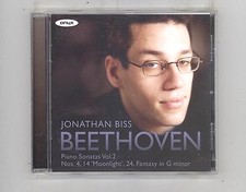 CD Beethoven: Piano Sonatas, Vol. 2 - Nos. 4,14, 24 Fantasy / Jonathan Biss
