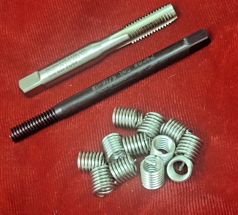 Nc Thread Coil Thread 5/16-18 NC Thread Insert Repair Kit USA Fits Heli USA Perma Coil 1208 ...