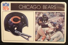 1976 Popsicle Football Card -Chicago Bears - Wally Chambers & Richard Harris