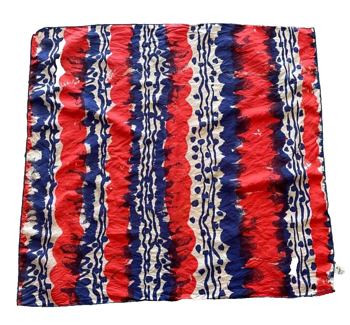 Bufandas y envoltorios Vera Bufanda 100 % material seda vintage