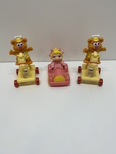 Vintage McDonald's Muppet Babies Lot Fozzie Bear Miss Piggy Happy Meal Toy 1986