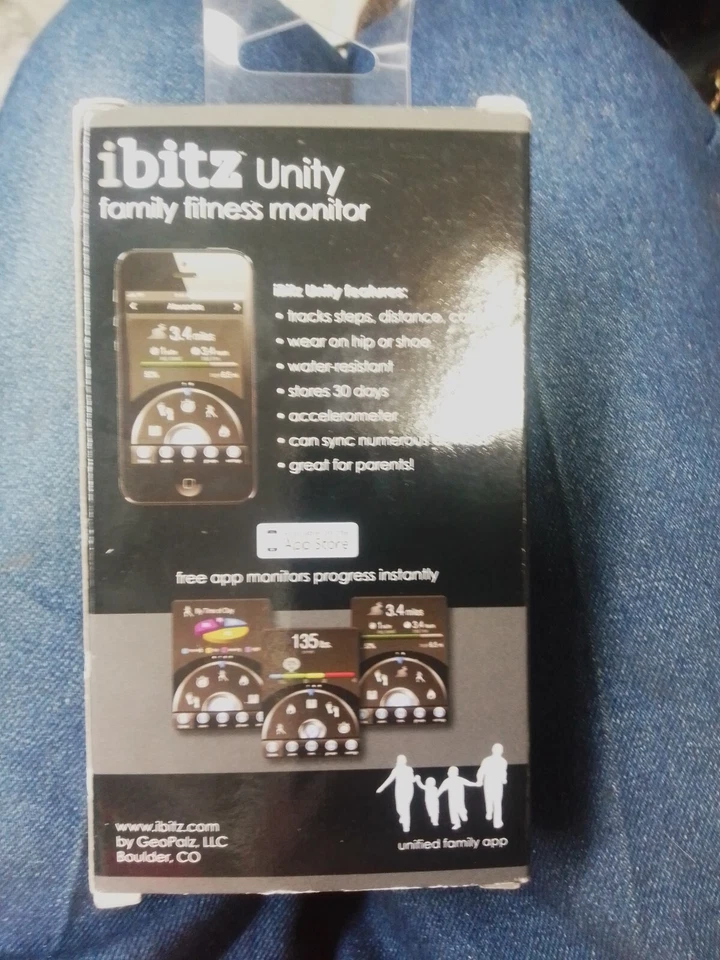 Monitor de actividad física iBitz GeoPalz ibitz Unity inalámbrico para padres familiares Foto 2 de 3