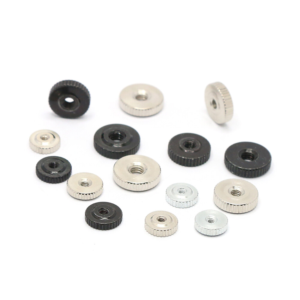 SEIDER 10 Stück Rändelmutter M3 M4 M5 M6 - Messing Daumenmutter Zum Handfestziehen - Schrittmuttern