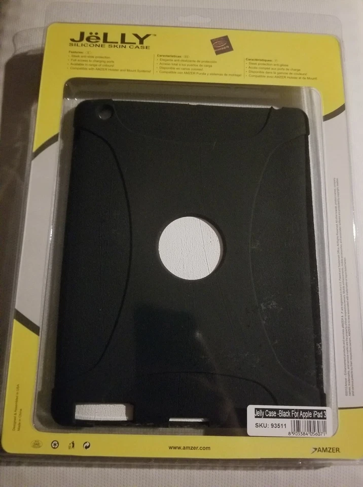 Amzer jelly silicone skin case Apple iPad 2, 3, 4 - Image 3 of 4