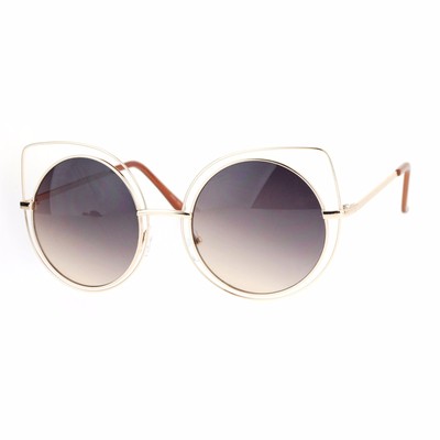 round wire frame sunglasses