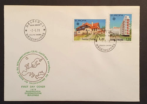 Finland Stamps 1978 First Day Cover Europa Unaddressed (w)
