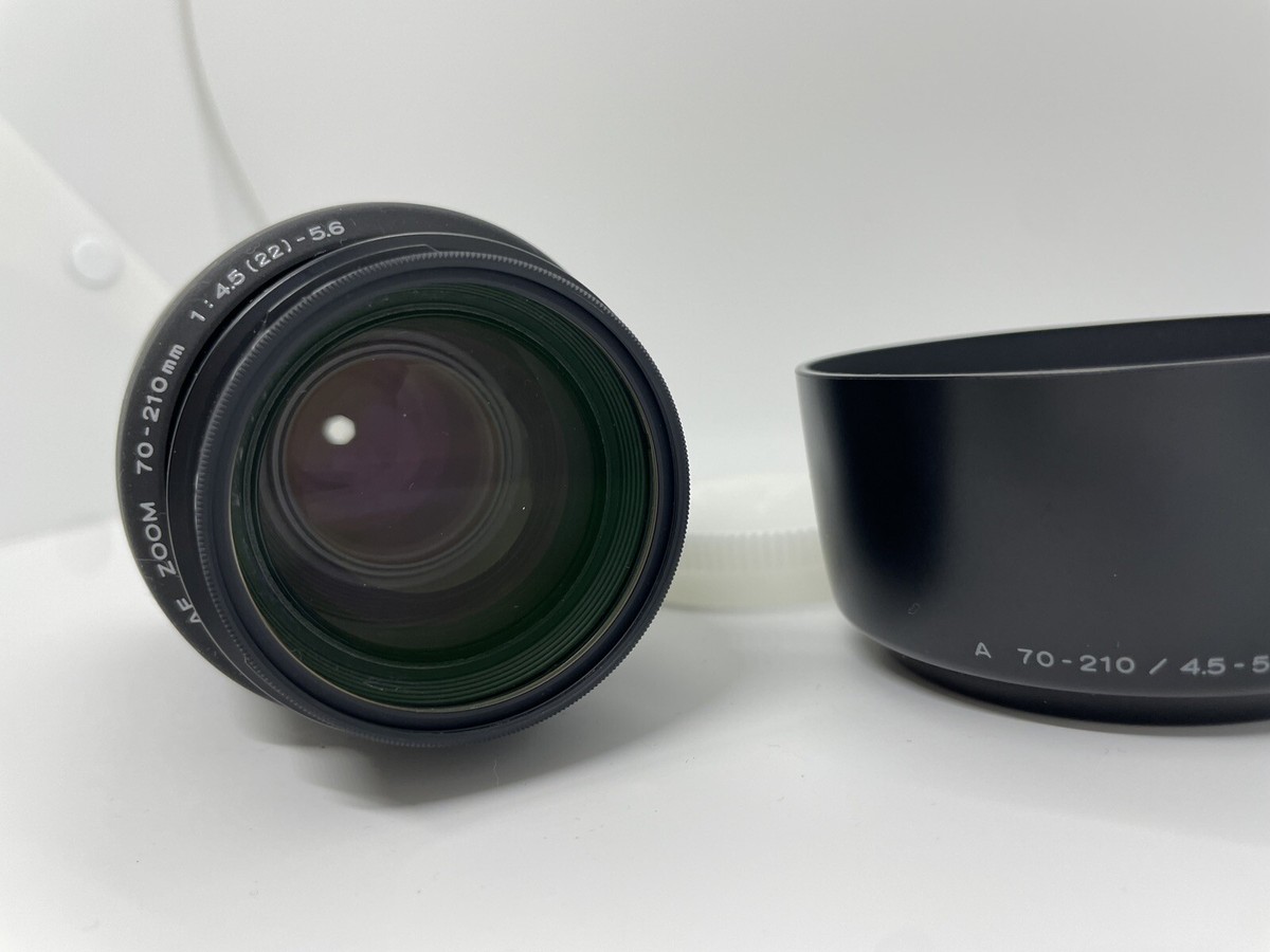 Minolta Zoom Camera Lens AF Zoom 70-210 mm 1:4.5 (22) -5.6 49mm