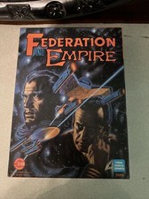 Vintage 1986 FEDERATION AND EMPIRE Board Game RPG STAR TREK