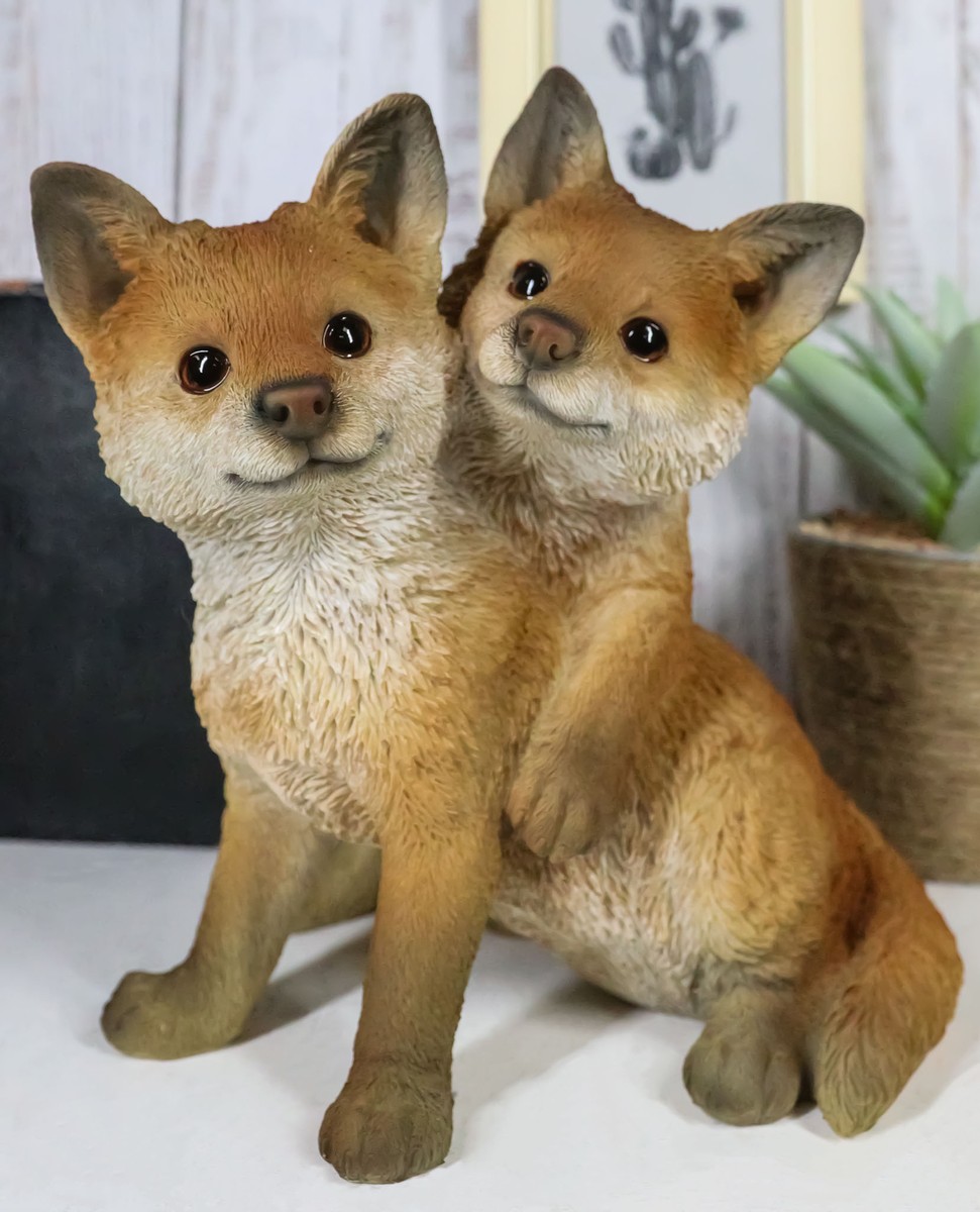 Lifelike Wildlife Woodlands Animal Pet Pals Frolicking Baby Fox