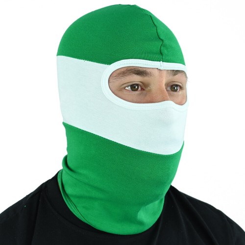 CELTIC GLASGOW FACE MASK BALACLAVA HOOLIGANS GREEN BRIGADE WHITE ULTRAS