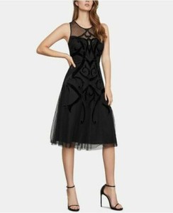 bcbg black velvet dress