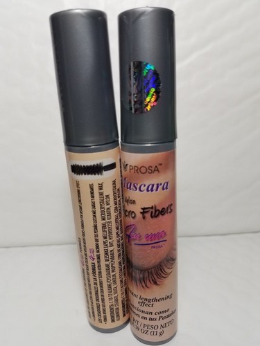 2 MASCARA PROSA 4 IN 1 CON MICROFIBRE NUOVO CON NYLON ALLUNGAMENTO IMPERMEABILE - Foto 5 di 5