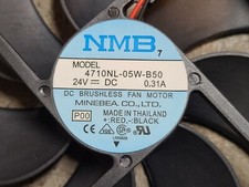 Salvage NMB Minebea 4710NL-05W-B50 24V DC 0.31A 120 x 120 x 25mm PC Case FAN A