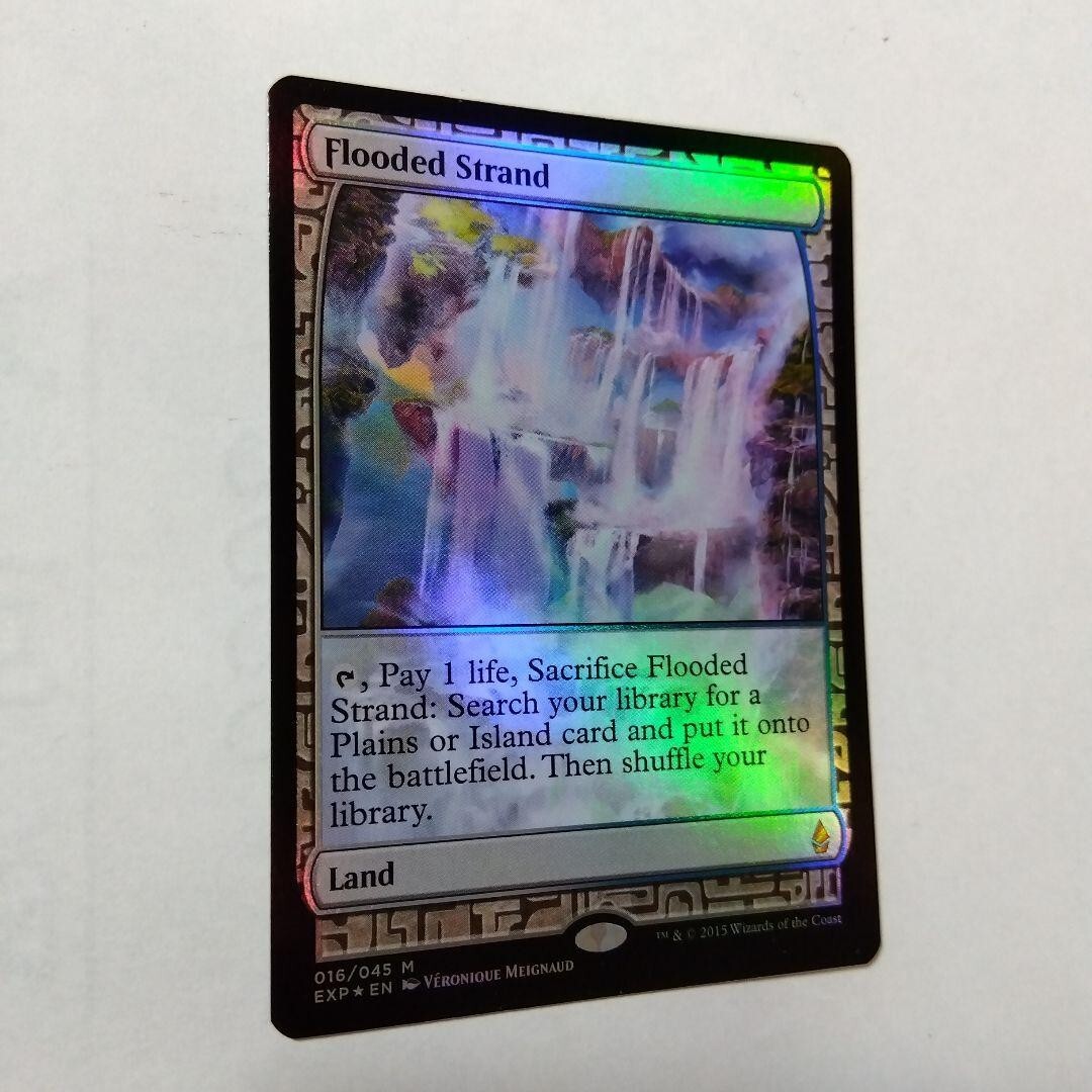 MTG Flooded Strand 英語版 Expedition Foil MTG FLOODED STRAND - Zendikar Expedition - Foil - ENG - NM | eBay