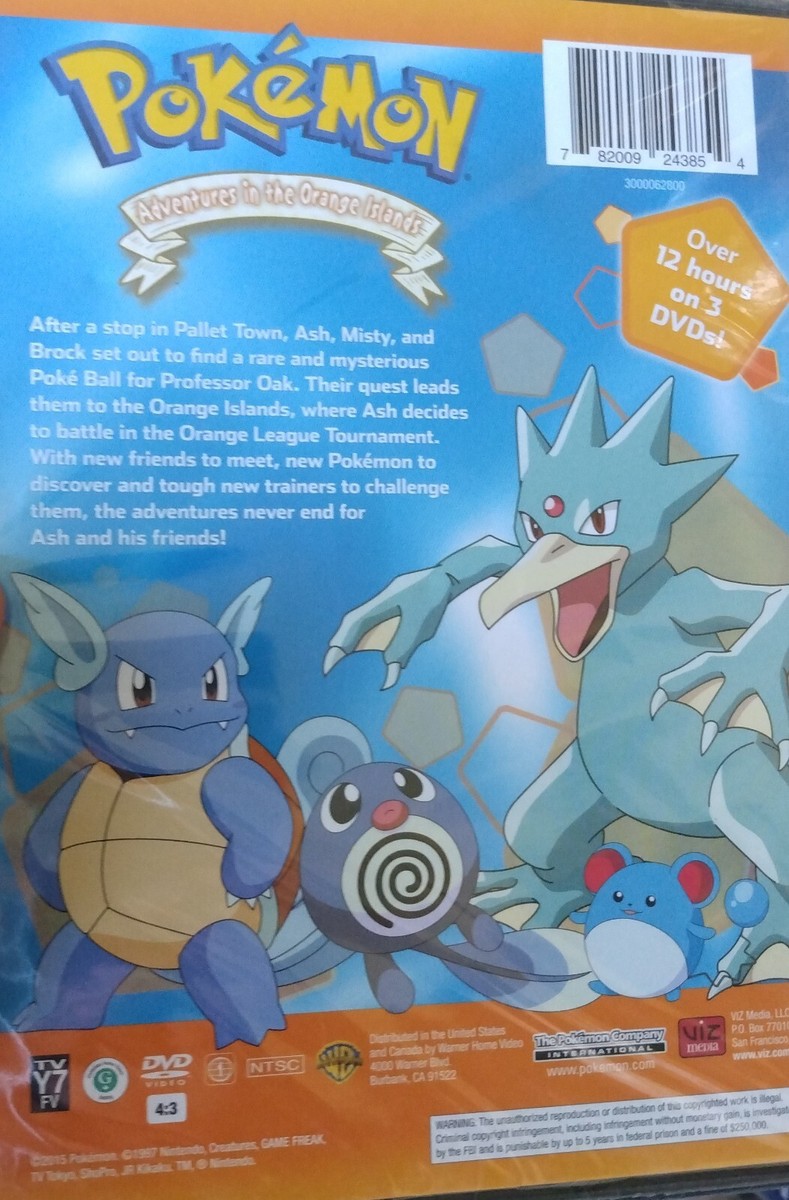 Pokémon Adventures On the Orange Islands - Complete Collection DVD