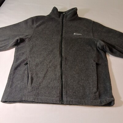 Columbia XM1247 Men's Mount Grant Medium Full Zip Gray Fleece