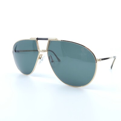 Christian Dior Monsieur 2151 Aviator Sunglasses Gold Titanium 80s + Case