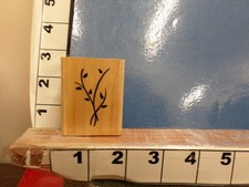 plants twigs leaves tree nature rubber stamp 5u