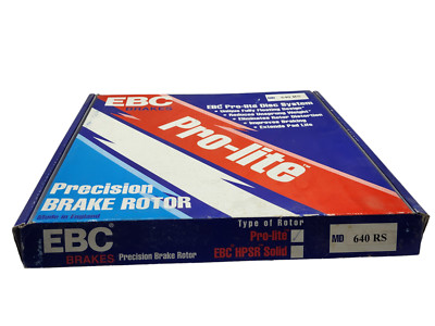 EBC MD 640 RS Pro-Lite Precision Brake Rotor Disc System Made in England - NOS