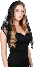 Mantilla Veil Triangle Catholic Veil For Women Lace Scarf Mass Veils Head Coveri