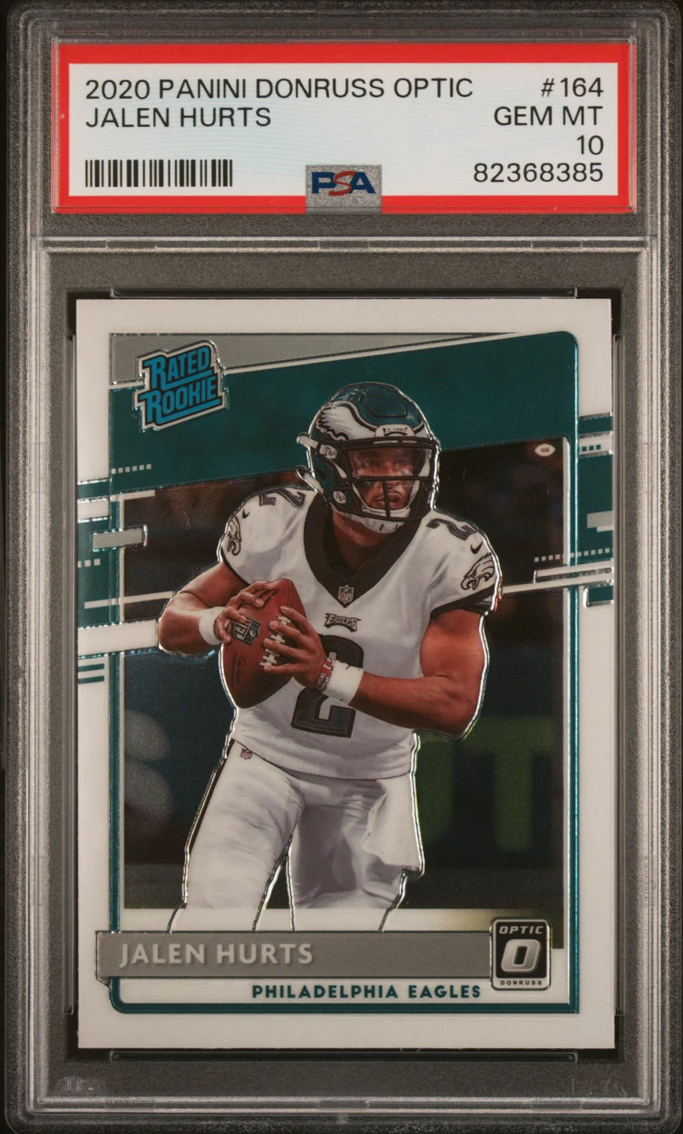 2020 Panini Donruss Optic Jalen Hurts #164 PSA 10