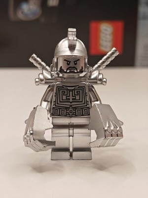 NEW Ninjago Karlof Custom Chrome Lego Minifigure 70756 Elemental Master of Metal