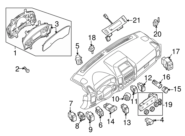 Sensor de carga solar genuino Nissan Titan Frontier Xterra Pathfinder Foto 3 de 3