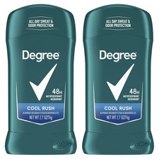 Degree Men Original Antiperspirant Deodorant Cool Rush Twin Pack 48-Hour Sweat
